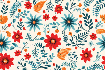 Floral pattern design , Printing Textile , Transfer designs , pattern , flower