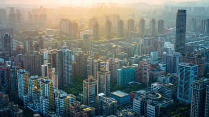 Fototapeta na wymiar panoramic view of the city, aerial view of the city, buildings scene, biuldings in the city, top view of buildings in the city 