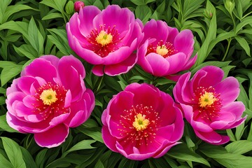 Fototapeta premium Paeonia suffruticosa