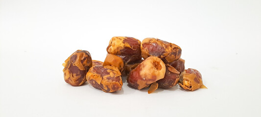 date fruit isolated on white backgroun