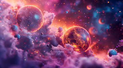 Cosmic Alignment Planets Converge into the Symbolic Bitcoin Formation Showcasing Cryptocurrency s Universal Impact on Finance