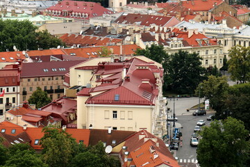 02 07 2023 Vilnius Lithuania. Vilnius is the capital and largest city of Lithuania. It is located...