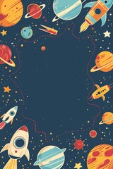 Space concept card design