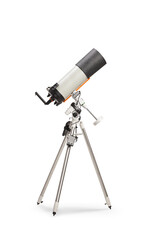 Astrophotography telescope on a stand