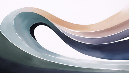 wavy lines that flows smoothly like smoke