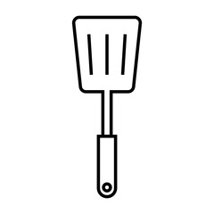 Simple spatula icon. Cooking utensils. Vector.
