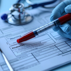 medical diagnosis of a diabetic patient