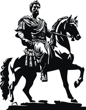 recommend clip art: Ancient sculptures man on horse, Greece sculptures  man on horse Vector Illustration