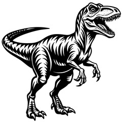 dinosaur illustration, black dinosaur silhouette vector illustration,icon,svg,monster characters,Holiday t shirt,Hand drawn trendy Vector illustration,dinosaur on black background