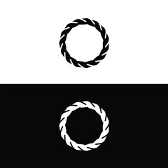 Circle vector logo template design. Circle creative vector logo illustration