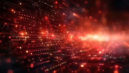 Obraz premium streaming binary code background. Digital binary data. Random Parts of Program Code. Digital Data Technology Concept.