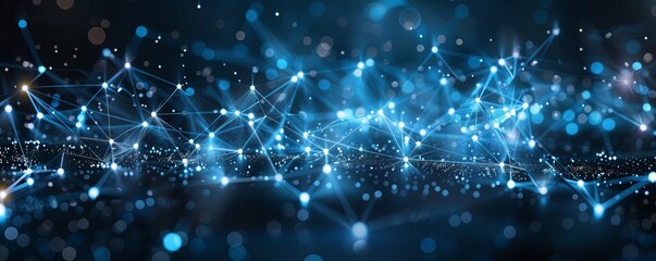 Technology network representing the future of networking and technology.