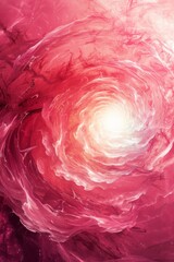 a pink and purple galaxy with a pink background and a space like design