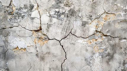 Cracked Cement Wall Background