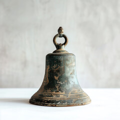 Obraz premium Charm of an antique metal bell