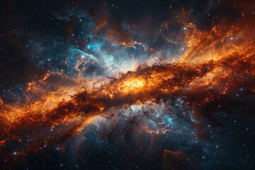 Digital Twins of a Nebula - obrazy, fototapety, plakaty