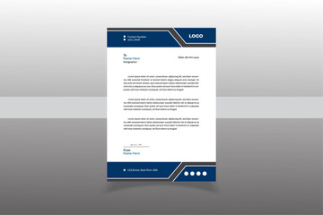Creative modern corporate letterhead design
