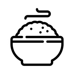 rice line icon