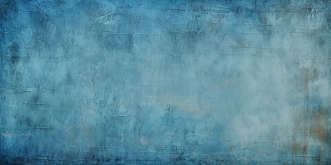 Fototapeta na wymiar Blue hue photo texture of old paper with blank copy space for design background pattern