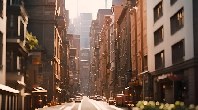 A World Away: A Narrow City Street Offers a Glimpse into a Different Time and Place
