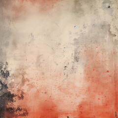Coral dust and scratches design. Aged photo editor layer grunge abstract background