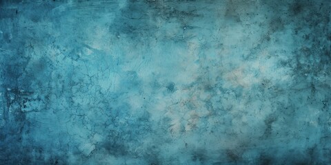 Fototapeta na wymiar Cyan dust and scratches design. Aged photo editor layer grunge abstract background