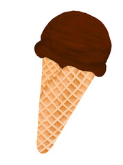 Watercolor Ice Cream