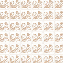 Vector rose flower pattern design flat vector pattern design, use mog design, bord design and t shirt design 