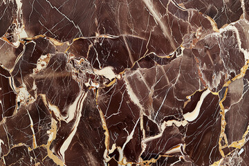 A seamless canvas of chocolate brown marble, with veins of cream and gold weaving through. 32k, full ultra HD, high resolution