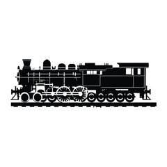 Obraz premium Model railroading Silhouette