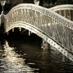 Obraz premium Closeup of a Captivating Bridge