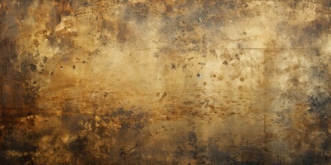 Fototapeta na wymiar Gold dust and scratches design. Aged photo editor layer grunge abstract background