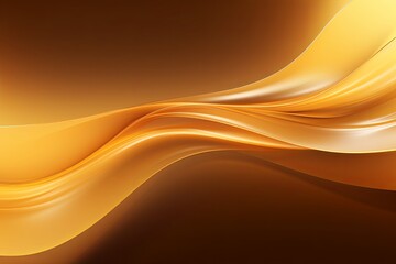 Gold fuzz abstract background, in the style of abstraction creation, stimwave, precisionist lines with copy space wave wavy curve fluid design 
