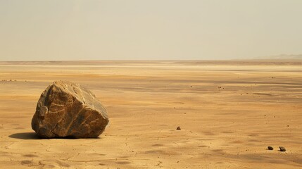 Fototapeta na wymiar Stone in the desert