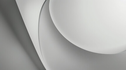 Abstract grey curves with a smooth texture and soft light play.