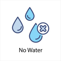 No Water icon
