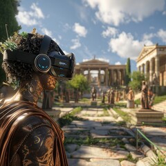 Virtual reality ancient Greek agora