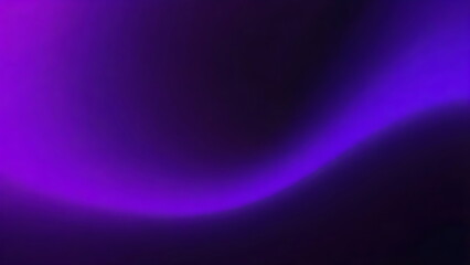 Dynamic silk wave purple gradient on black background