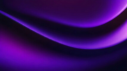 Dynamic silk wave purple gradient on black background