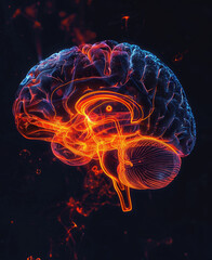 Experiment with different angles and lighting techniques to capture a unique shot of a persons brain using a birds eye view perspective for a mesmerizing effect