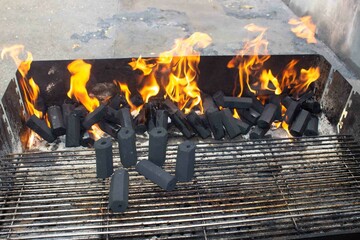 Charbon barbecue