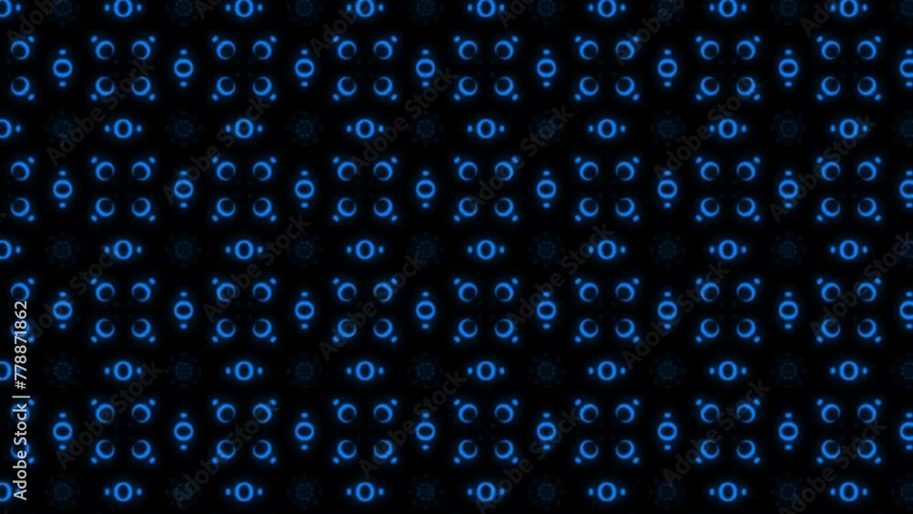 Wall mural Pattern animation background loop, footage Abstract element for motion graphic, on background seamless loop