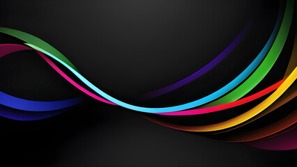 abstract colorful wave background