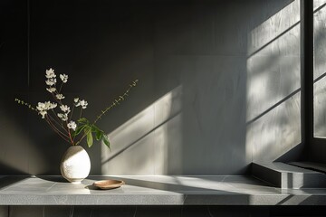 A design featuring bold contrasts and negative space, highlighting the power of simplicity and restraint