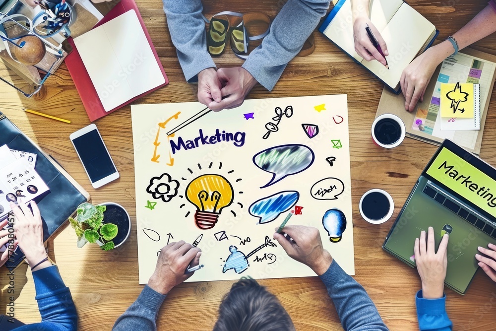 Poster leveraging programmatic advertising and crm data to optimize digital content and enhance brand story
