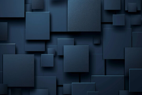 Abstract dark color theme with square matte element for background 