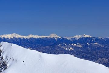 冬季木曽駒ヶ岳