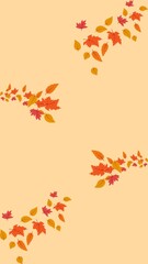 autumn background with leaves
