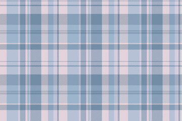 Production check texture plaid, suit seamless textile background. Oriental tartan fabric pattern vector in cyan and white colors.