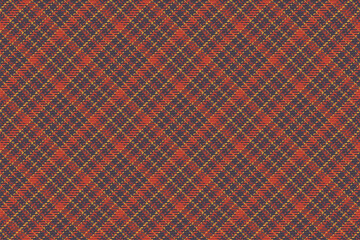Seamless pattern of scottish tartan plaid. Repeatable background with check fabric texture. Vector backdrop striped textile print.
